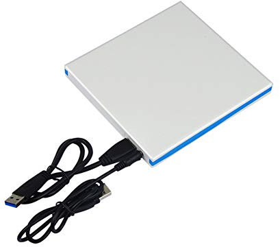 SNAWEN USB3.0 Lecteur Bluray Externe, Graveur de CD/DVD RW Lecteur Blu-Ray BD-ROM Graveur de Lecteur Optique pour Ordinateur Portable PC