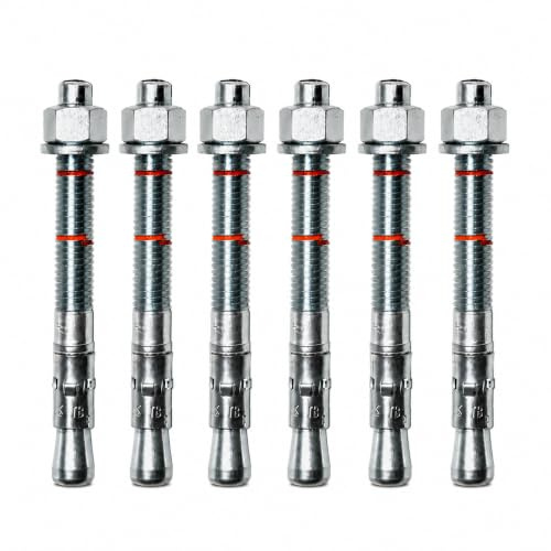 M6 x70mm - 50 Stück/Schwerlastanker OPTION 7 Bolzenanker verzinkt mit ETA Zulassung in Industriequalität Ankerbolzen Keilanker Schwerlastdübel
