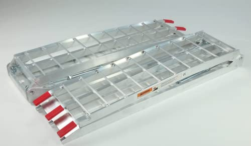 The Ramp People Heavy Duty Folding Loading Ramps Pair (220cm x 28cm x 1360kg) - ATV, Quad Bike Mower Ramps