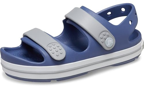 Crocs Unisex Kids Crocband Cruiser Sandal T, Bijou Blue Light Grey, 10 UK Child