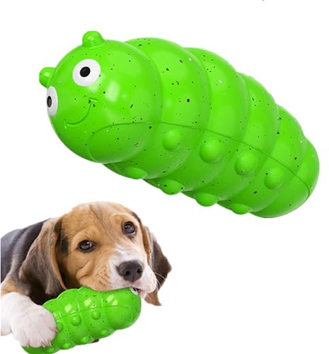 clover Indestructible Dog Toys, Dog Chew Toy for Aggressive Chewers, Teeth Care Natural Rubber Dog Toy for Medium/Large Dogs Chewing and Chasing Natural Rubber Dogs Toy