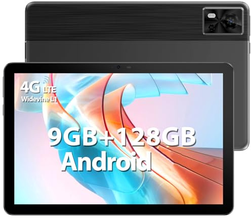 DOOGEE T10E Tablet 10 Zoll Android 13 Tablet PC, 9GB RAM+128GB ROM(TF 1TB),Tablet LTE, 6580mAh, Octa-Core, 4G LTE Dual SIM Android Tablet FM/OTG/GPS