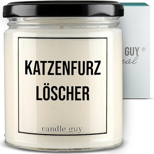 candle guy Duftkerze im Glas [Brennzeit 70h] - Duft-Kerze handgemacht mit Spruch | Freches Geschenk für Frauen, Freundin, Geburtstag | 100% Sojawachs, schöne natürliche Düfte mit ätherischem Öl
