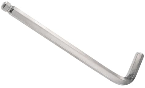 CoCud L-Handle Ball End Hex Key Wrench, 3/8 SAE, CR-V L-Shape Long Arm Hexagon Head Spanner - (Applications: for Home Repair and Mechanical Maintenance), 1-Piece