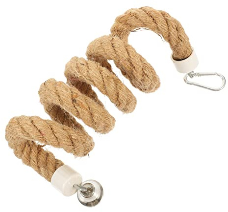 Jouet en Corde Descalade pour Perroquet Corde Suspendue pour Oiseaux Jouets De Recherche De Nourriture pour Perroquets Perchoir Accessoire pour Cage À Oiseaux