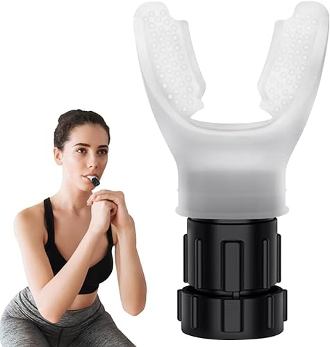 Hochexin Atemtrainer Lungentrainer, Atemtrainingsgerät für die Lungenkapazität, Atemübungen Trainer mit einstellbaren Widerständen zur Steigerung der Atemausdauer, Lungentrainer Sport