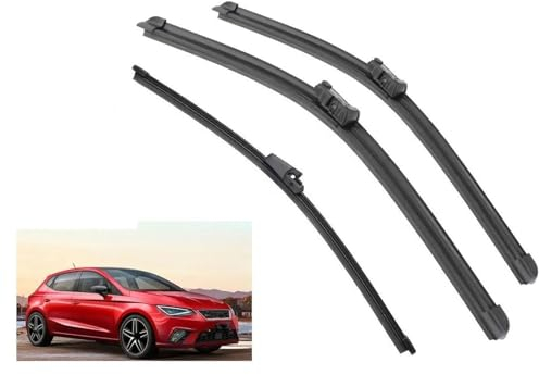TOYOCC Car Front Rear Wiper Blades Brushes Cutter Car Auto Accessories For Seat For Ibiza 2018 2019 2020 26+17+13 Windshield Wiper