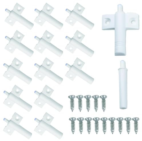 14 Pack Soft Close Dampers, Damper Buffer, Premium Material Soft Close Door Dampers, Anti Slam Door Damper For Kitchen Cupboards Reduces Damage For Kitchen Cabinets, Wardrobe Doors, Furniture