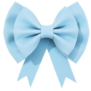 GreatRise Schleife 20cm Extra Große Eva Foam Schleifen Blumenstrauß-Dekoschleife Schwamm Geschenkschleifen Tortendeko Kuchenaufsatz für Hochzeit Valentinstag Muttertag Party Deko Blau 1 Stück