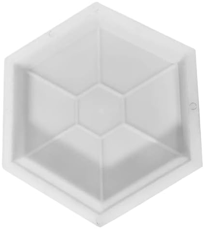 SkyjOy Moldes para Cemento Molde de Cemento for pavimento de hormigón, adoquín de plástico, Bricolaje, Reutilizable, Manual, pavimentador de Carreteras Moldes Hormigon Impreso(12.5x4cm)