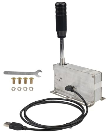 PC Racing Sequential Shifter Schnelle Geschwindigkeitsreaktion Getriebesteuerung Aus Aluminiumlegierung Kompatibel Mit Major Wheel Schnell Reagierendem Rennspielgerät