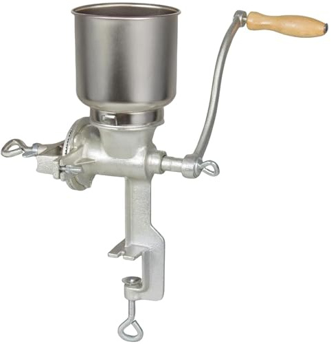 Molinillo de grano, molinillo de grano resistente con tolvas altas, trigo manual con manivela para maíz, arroz, soja, pimienta, garbanzos