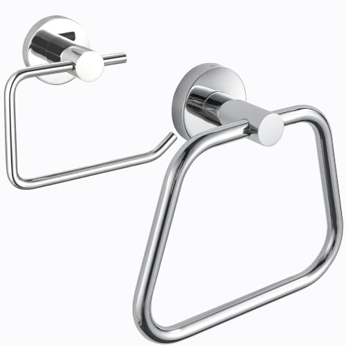 Portarotolo e Anello Portasciugamani Katezon in Acciaio Inox SUS304