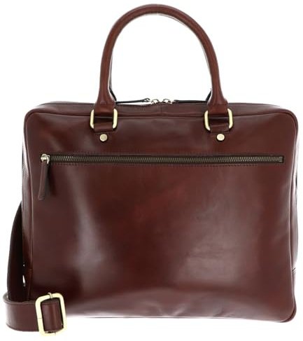 Leonhard Heyden Leder Businesstasche mit Laptopfach Cambridge RV-Aktenmappe 1 Fach 5260 Rotbraun dunkelbraun