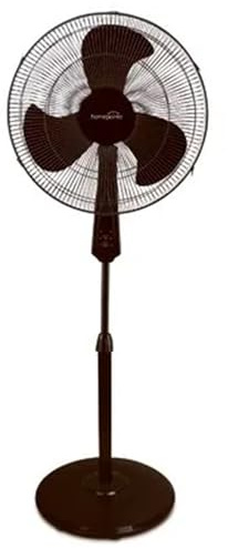 HomePointe FS40-19MB Oscillating Stand Fan, Black, 16-In. - Quantity 1