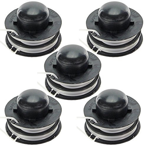 SPARES2GO Dual Feed Trimmer Line & Spool Head for Spear & Jackson GT300 GT350 Series Strimmer (Pack of 5)