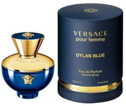 Versace Dylan Blue Pour Femme for Women Eau De Parfum Spray, 3.4 Oz