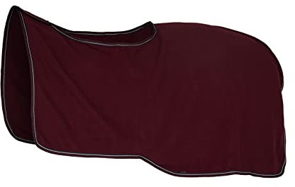 Horze Kiel Fleece Ausreitdecke, Rot, 135