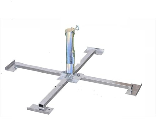 Duo - Masterholder holly STABIELO 4 mm STAHL Plattenschirmständer für Schirmstöcke bis 60 mm Ø - 50 x 50er Platten- Made in Baden Württemberg