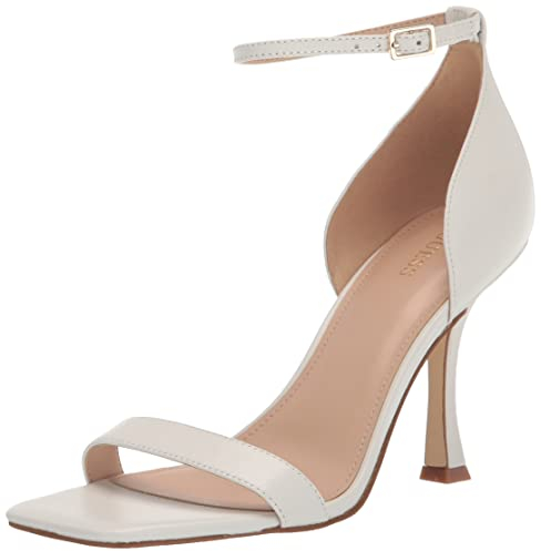 GUESS Yael, Sandali con Tacco Donna, Bianco 141, 40 EU