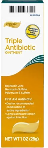 Equate First Aid Triple Ointment, Infection Protection, 1 oz - First Aid Ointment, 24-Hour Wound Care (Pack of 1)