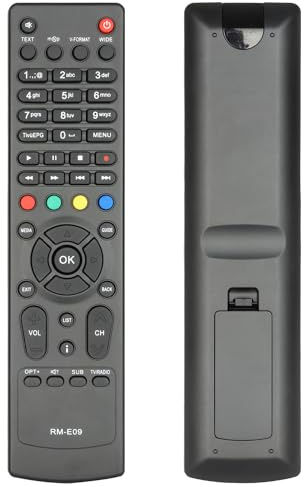Telecomando RM-E09 Compatibile Con Humax Receiver HD-5400S HD-5600S HD5400S HD5600S Sostituzione Controllore