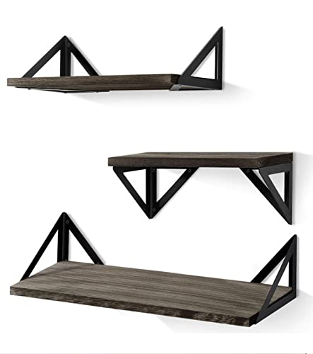 Regalträger 2 Stück/Satz Holzplatine Schwimmende Regal Schwarze Halterung Schwere Unterstützung Wandmontage Ständer Für Wohnzimmer Dekoration Bücherregal Regal-Bodenträger unsichtbar (Size : 2)