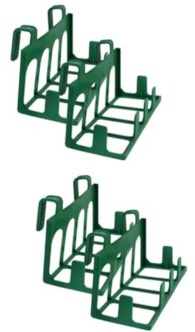 Sosoport 4 Pcs Podium Support De Fleurs Planteur Vase À Fleurs Colonne Support Fleur Sol Panier Rack Suspendus Cage À Fleurs Paniers Suspendus Support De Pot De Fleur Support