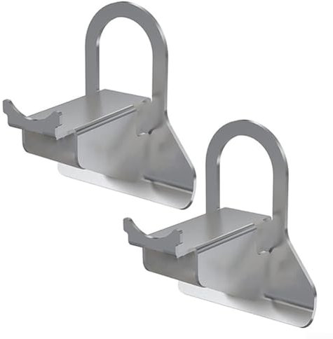 Schwimmbad-Rohrhalter aus Edelstahl, Poolschlauch-Halterung für Intex-Pools zum Halten von Rohren mit einem Durchmesser von 26–38 mm (2 Stück)