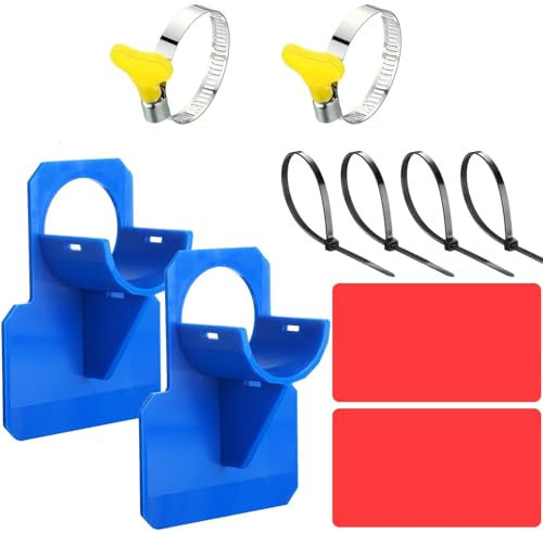 SIGANDG 2 Pezzi Supporto Per Tubi Per Piscina Anti-Kink Per Piscina Fuori Terra, Accessori per Tubi per Piscina, Adatto per Tubi per Piscina Inferiori a 26-38MM (Blu)