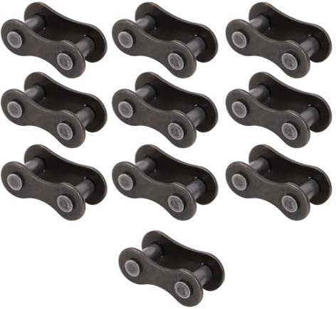 Kettenverbinder-Glied, 10 Set Fahrräder, Kettenschloss, Stahl, 410 ATV-Kettenschloss, für Fahrräder, Motorräder, ATV, Dirtbikes