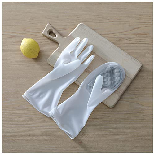 Guanti Per La Pulizia Magic Showing Silicone Guanti in silicone Guanti da polso Guanti Lavanderia Impermeabile Plastica Pelle Pelle Durevole Utensili da cucina Forniture Guanti Resistenti Per La Puliz