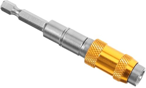 Yardenfun Handle Adapter Magnetic Extension Rod Quick Release Pivoting Bit Tip Holder Carbon Steel Driller Bit