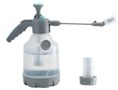 Spruzzatore a pompa, spruzzatore, spruzzatore a pompa, bottiglia per annaffiatoio a mano da 3 litri, serbatoio con manico antiscivolo con asta estesa, ugello per tubo 'acqua, annaffiatoio per