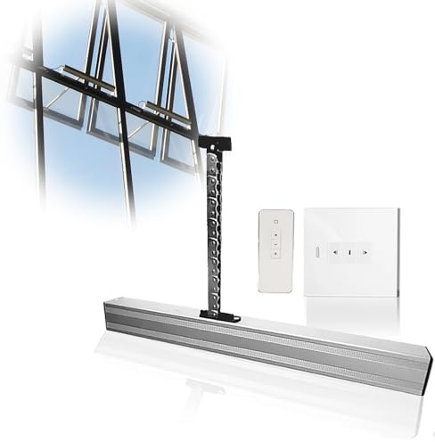 Apriporta Elettrico a Doppia Catena per finestre a Battente, Angolo di Apertura Massimo di 90°, Sollevamento 400N, Livello di Protezione IP44, apriporta Automatico a Catena per finestre a ba