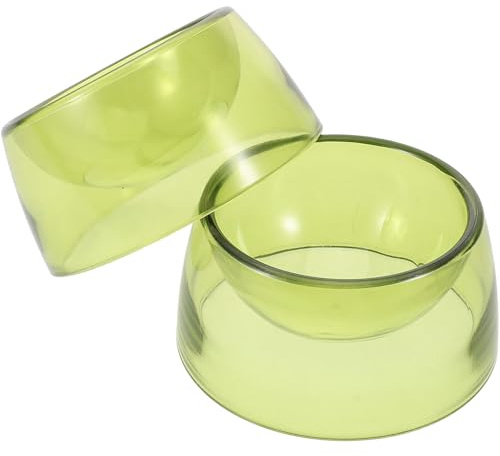 NUOBESTY 2 pièces Lot de Gamelles pour Petits Animaux Mangeoire Hamster et Lapin Compacte Bol Anti-Renversement Plastique Résistant pour Chinchilla Hérisson et Rongeurs