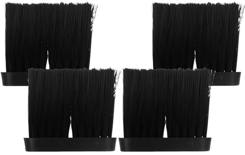 Yardenfun Set 4 Spazzole per Pulizia Caminetti da Esterno, Testina in Materiale Durevole per Rimozione Polvere, Scopa Manuale Leggera e Portatile per Piano di Lavoro Cucina e Area Braciere
