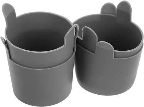IMIKEYA Molde de Silicona para Freidora de Aire 4 Piezas, Moldes para Huevos Escalfados, Tazas Flexibles Resistentes al Calor, Aptos para Cocina Saludable y Fácil Limpieza