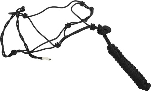 HOODANCOS Cabestro Portátil para Caballos de Cuerda Trenzada, Suministros para Caballos Resistentes, Collar de Montar Ligero y Duradero para Uso en Deportes Ecuestres y Color Aleatorio