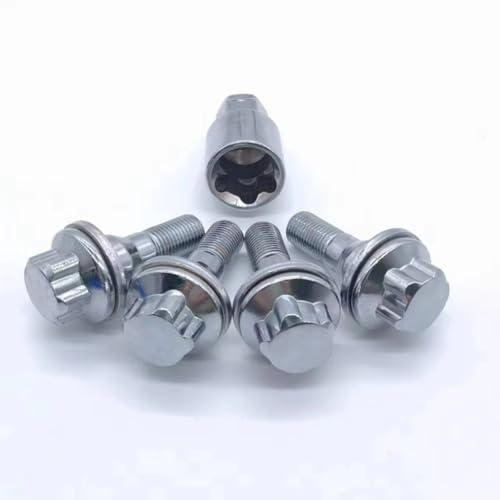Boulons antivol de Roue pour Peugeot 4+1 M12x1,25, vis de Roue Anti-démontage, Goujons de Roue Longs en Acier, Accessoires Auto, boulons de Roue, écrous de Roue
