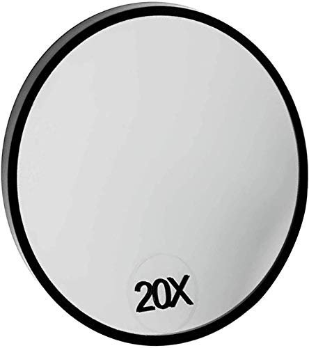 ARASO-UK LTD ARAZO ® - 20X Magnifying Mirror Eye Makeup Professional Pocket Vanity Eyebrow Tweezing