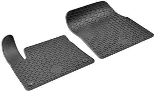WALSER DirtGuard Gummi Fussmatten Auto für Peugeot Rifter 2018-Heute, Opel Combo 2018-Heute, Citroen Berlingo 2018-Heute, 100% passgenaue Auto Fußmatten, robuste Universal Fußmatte Auto