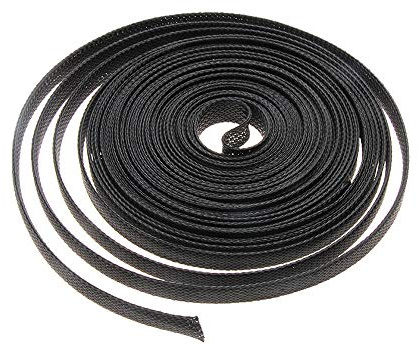 ETOPARS 6mm PET Erweiterbarer Geflochtener Schlauch Kabelschlauch Selbstschließender Kabelschutz Flexibel Kabelmanagement Isolations Geflechts Hülse Kabelmuffe Länge 5 Meter
