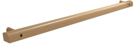 JOUFNING Treppengeländer Innen - 30-600cm Handlauf Holz, Wandmontierter Treppenhandlauf, rutschfeste Treppengeländer Stützstange, Für Bars Lofts Geländer Kindergarten Korridor (Size : 20ft/600cm)