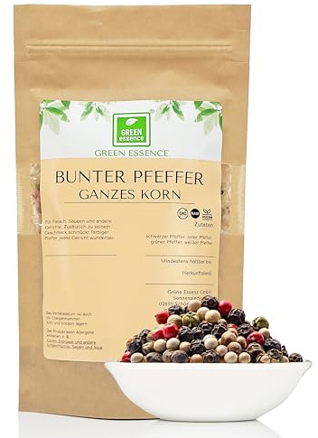 Pfefferkörner bunt 500g, Pfeffer Körner ganz von Green Essence