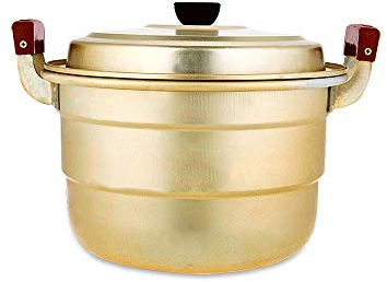 ANSNOW Double Boilers Steamer Soup Pot Cookware Kitchen Multi Functional Steaming Aluminum Pan Dumpling Steam Cooker Boiler Gas
