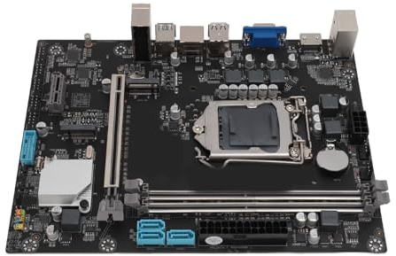Carte Mère H310M K DDR4 pour Processeurs I3 I5 I7 Series, Emplacements LGA 1155 PCIe 3.0 NVME M.2, Ports USB3.0 SATA3.0 pour la Maison, Le Bureau, Le Design, Les Jeux