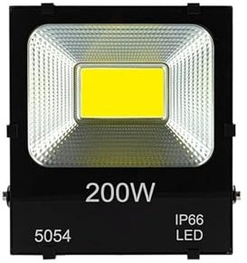 Proyector LED para exteriores Luz De Inundación Led Lámpara De Pared Al Aire Libre 50W 100W 150W 200W Reflector Exterior Calle Impermeable Proyector Jardín Estadio(4000K_200W)
