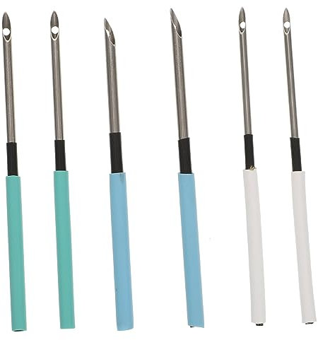 BELLIFFY 6piezas Agujas De Bordado De Punzón Para Manualidades De Herramientas De Bordado Agujas De Punch Needle Para Punto De Cruz