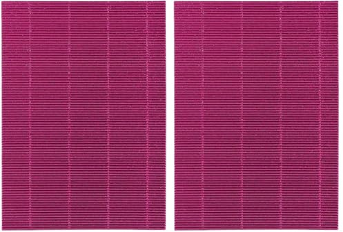 SPIRIT TTS Bastelwellpappe Metallic, 35 x 24cm, Metallisches Rosa, 10 Stk (Packung mit 2)